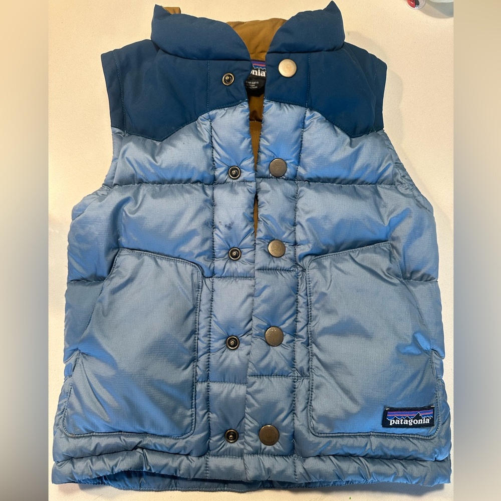 Kids Patagonia Puffer Vest 3T - Picture 2 of 8